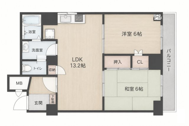 藤和高津町コープの間取り