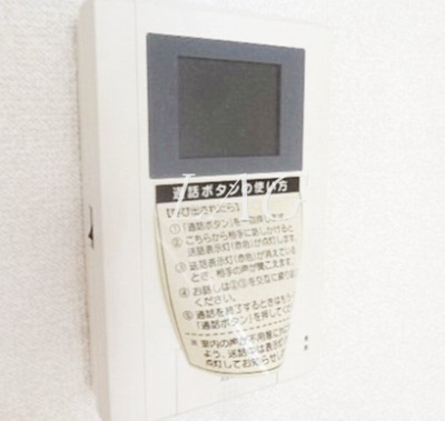【セキュリティ】 | アムール　Ｆ・Ｆ | モニター付きインターフォンです。