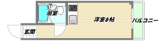 大阪市淀川区東三国２丁目の賃貸マンションの間取り