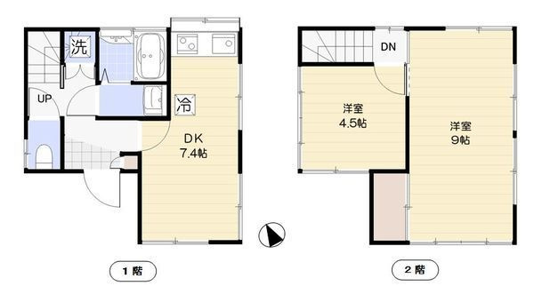 府中市住吉町１丁目戸建の間取り