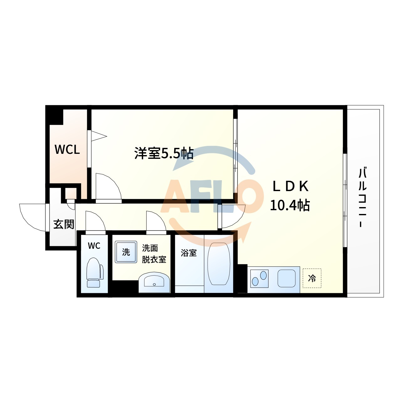 プレーヌうりわりの間取り|プレーヌうりわり　間取り