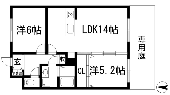 【間取り】 | ハイツ早苗