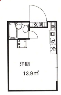 【間取り】 | Ｉｎｉｔｉｕｍ　ｄｏｍｕｓ渋谷本町