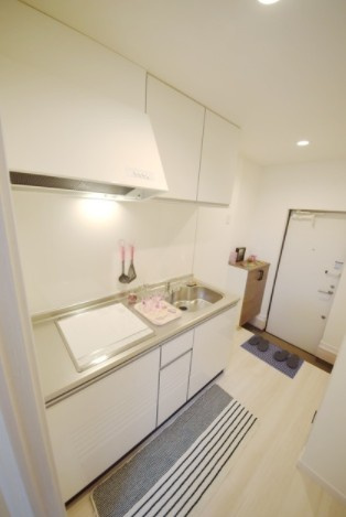 柏市豊住３丁目のアパートのキッチン|※別部屋参考写真