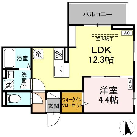 D'Bless横濱岸根公園Ⅱの間取り|D'Bless横濱岸根公園Ⅱ　間取り