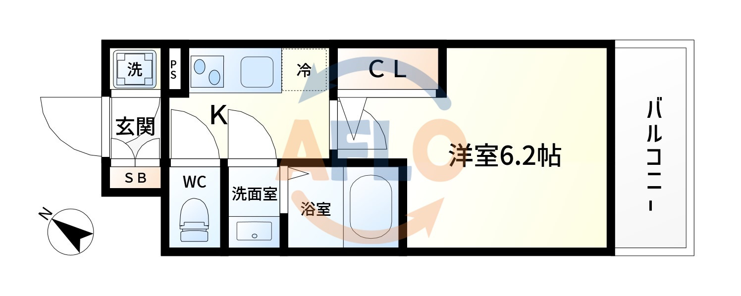 エスリード福島グレイスの間取り|エスリード福島グレイス　間取り