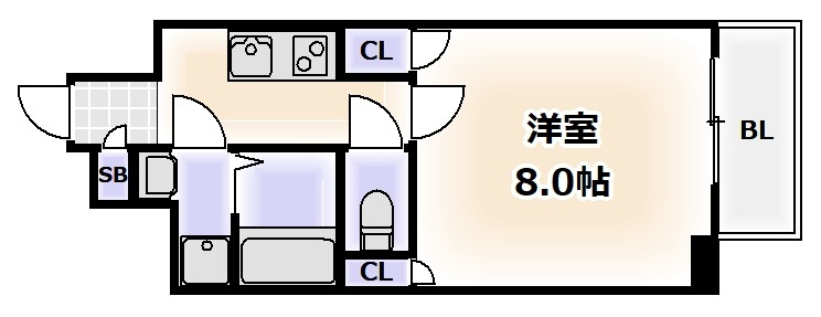 ファーストフィオーレあびこの間取り