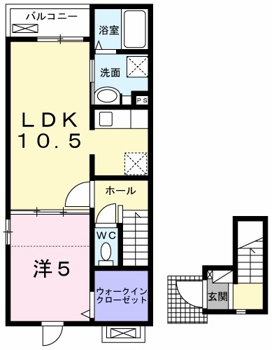 ショコラ西明石の間取り