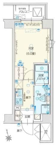 ヴェルト府中の間取り
