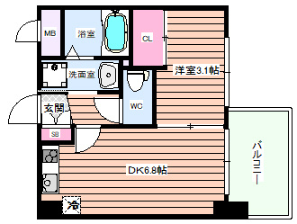 【間取り】 | セレニテ東三国ミラク