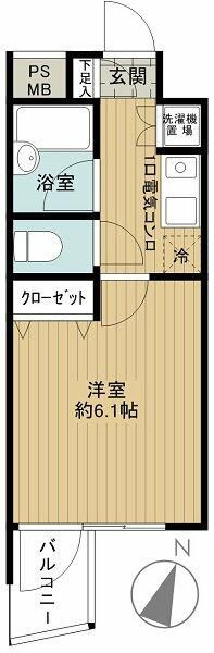 トーカン湯島キャステールの間取り