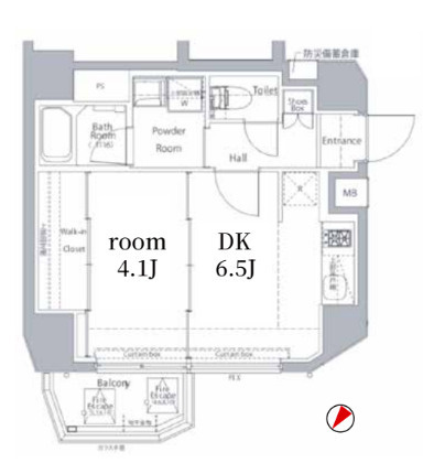 Ｌｏｇ初台の間取り