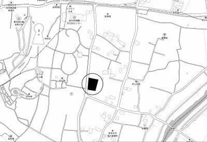 資材置場用地　下野市紫の地図
