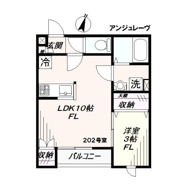 ＡｎｇｅＲｅｖｅ（アンジュレーヴ）の間取り