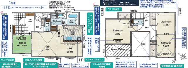 《仲介手数料半額》北本市西高尾7丁目6期　全1棟の間取り