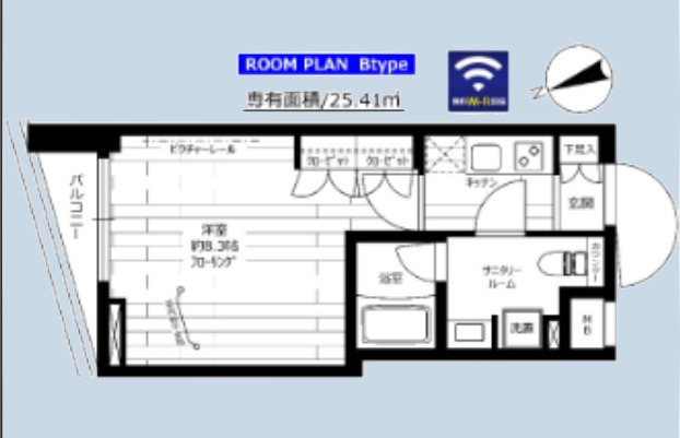 ステージファースト八王子Ⅱの間取り