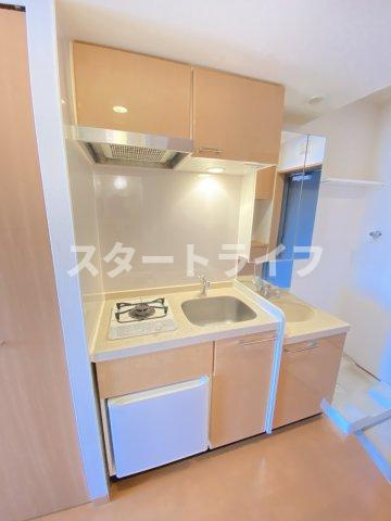 大阪市淀川区西中島６丁目の賃貸マンションのキッチン