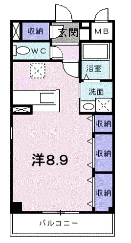 ベハークリッヒハイムⅡの間取り