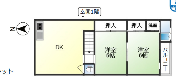 ビーコート青谷の間取り