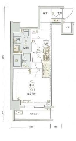 リヴシティ東大前の間取り|間取りです。