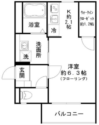 エルム月島の間取り