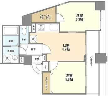 パークヒルズ の間取り|間取りです。