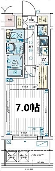 エステムコート名古屋鶴舞シエルの間取り