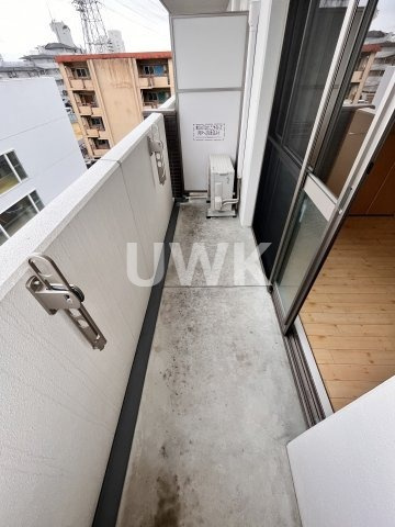 京都市伏見区竹田浄菩提院町の賃貸マンションのバルコニー