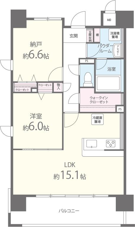 クリスタ京都の間取り
