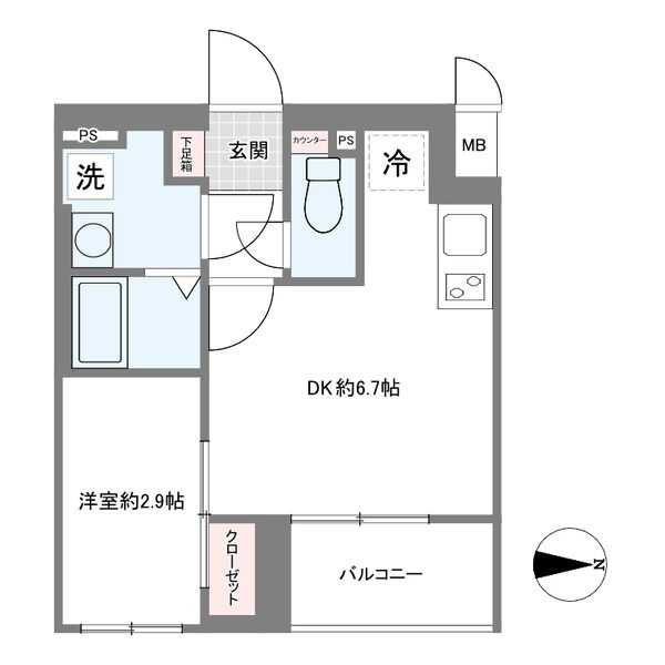 ソルテラス THE KYOTO 東寺の間取り