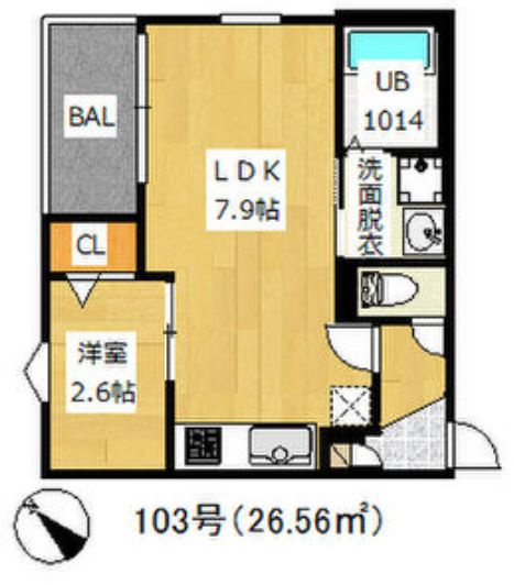 R-smart椥辻の間取り