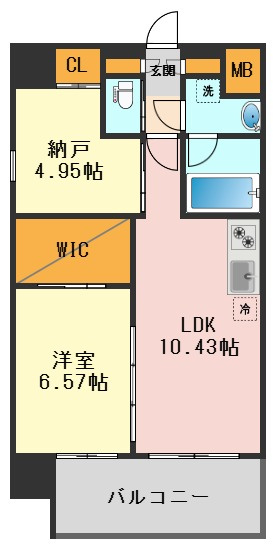 プレジオ新小岩EUROの間取り