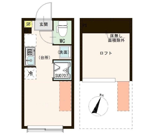 クレール小岩の間取り