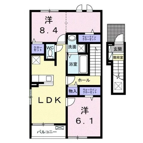【間取り】 | プリムヴェール　ヒルズ　Ⅲ
