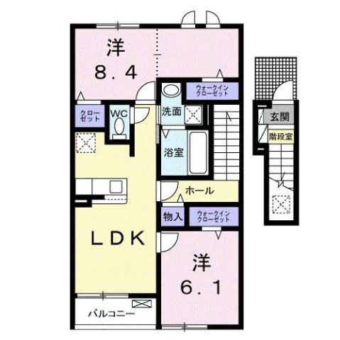 【間取り】 | プリムヴェール　ヒルズ　Ⅲ