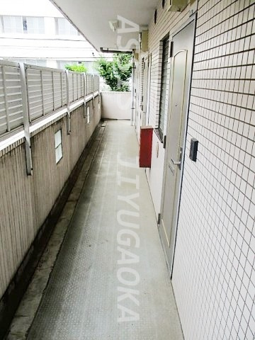 能越マンション のバルコニー