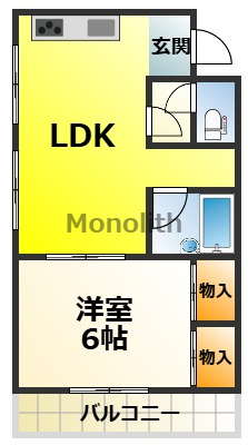 プレステージフジ久米田壱番館の間取り