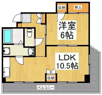 【間取り】 | サニーハイツ大栄