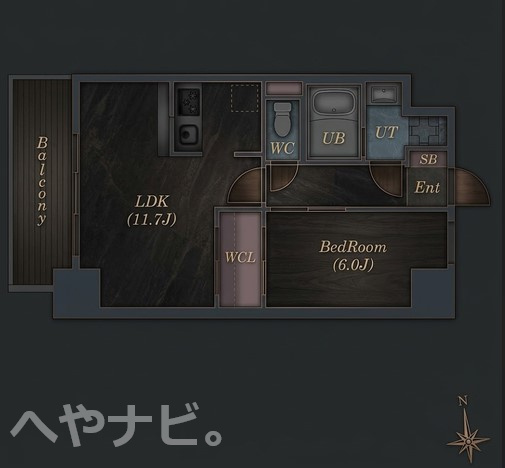 【間取り】 | S-RESIDENCE桜本町awesome(オーサム)