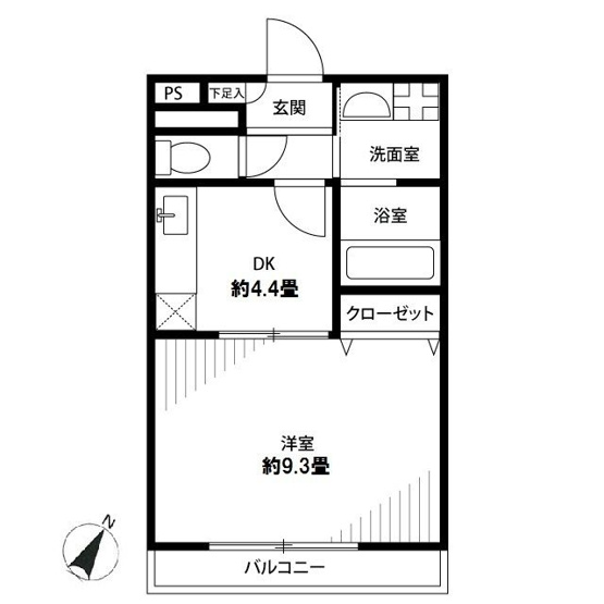 【間取り】 | アムール 麻生(アムールアサオ)