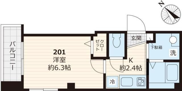 ウナパーク南池袋の間取り