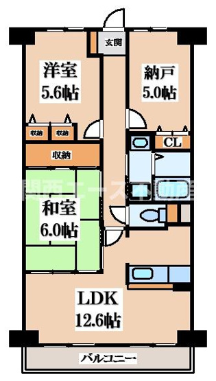 【間取り】 | アディーレ八尾