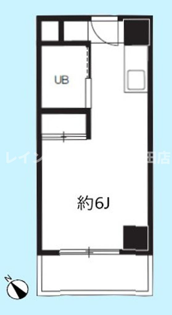 セントラル本厚木※初期費用分割後払いサービス利用可能物件の間取り