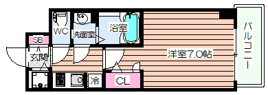【間取り】 | S-RESIDENCE福島玉川Deux