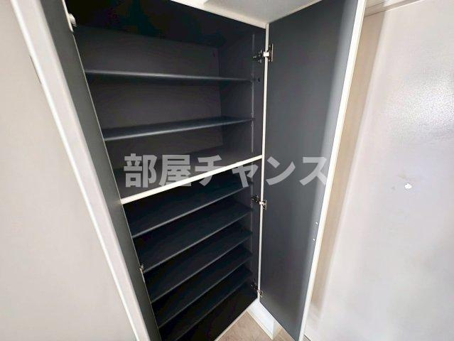 アクアブルーの収納