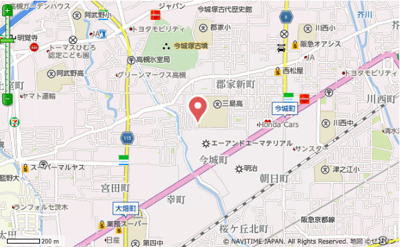 アローフィールドの地図
