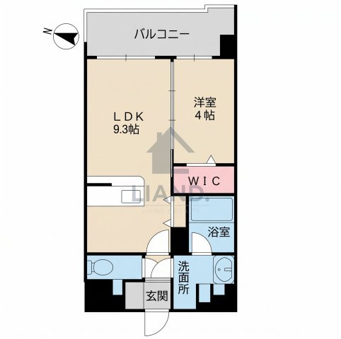 シャトーボヌール　馬出小学校区の間取り|シャトーボヌール