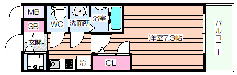 【間取り】 | ライジングメゾン新大阪サウス