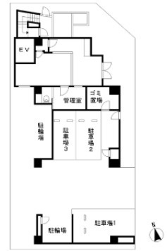 コスモシティ大森の区画図