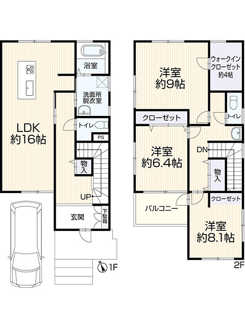 神戸市垂水区清水が丘　中古戸建の内観：施工例